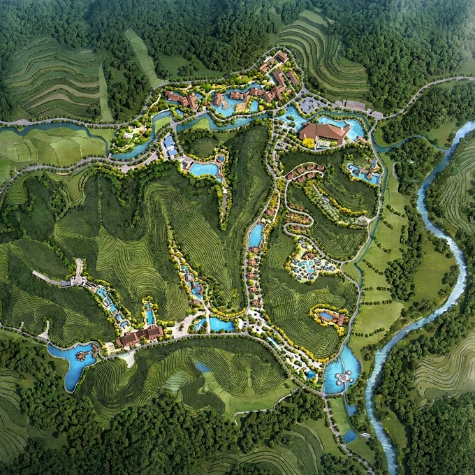 湖北赤壁溫泉渡假村