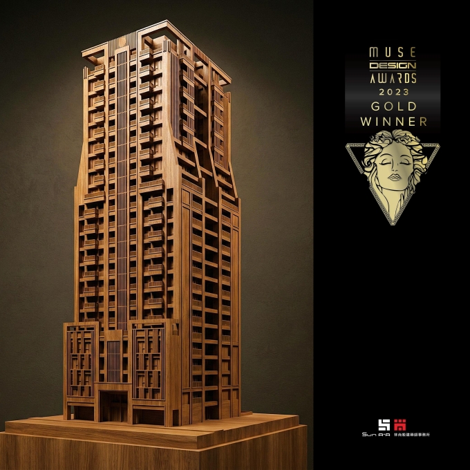 【富品南京 Ⅰ】榮獲 2023 年【美國繆思設計大獎】MUSE Design Awards【建築設計金獎】